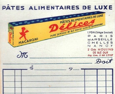 Petite facture illustrée Délices