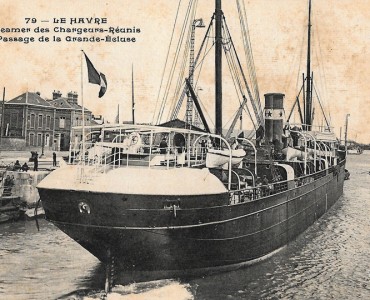 Carte Postale Steamer des Chargeurs Réunis