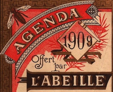 Agenda 1909 L'Abeille