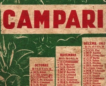Calendrier 1952 Campari 