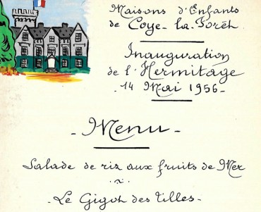 Menu Maisons d'Enfants de Coye La Forêt (01)