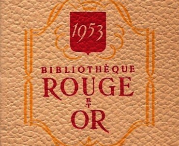 Calendrier 1953 Bibliothèque Rouge et Or