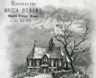 Calendrier 1891 A la Grosse Cloche Maison Durand (1) 