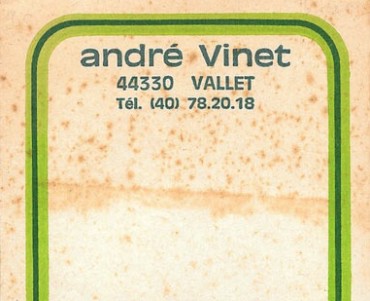 Bloc-notes André Vinet
