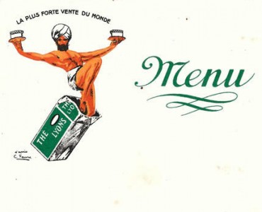 Menu Thé Lyons