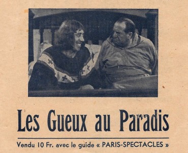 Programme : Les Gueux au Paradis