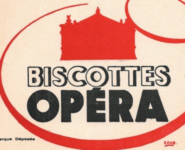 Buvard Biscottes Opéra