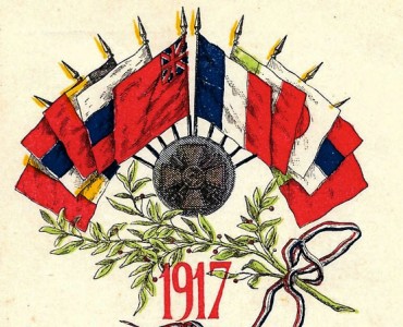 Calendrier 1917 Dieu,  Honneur, Patrie