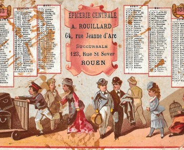 Calendrier 1880 A Rouillard