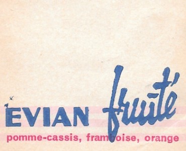 Bloc-notes Evian/Fruité (01)