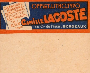 Bloc-notes Camille Lacoste