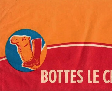 Calot papier Le Chameau