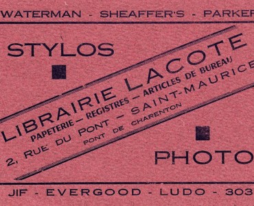 Buvard Lacote