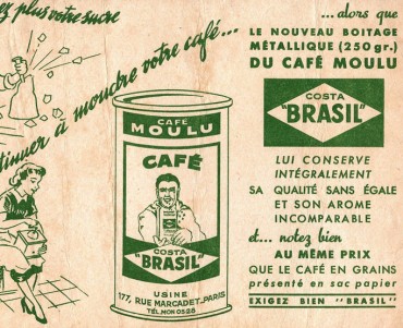 Buvard Café Costa Brasil (01) 