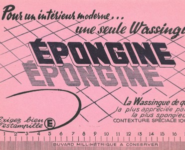 Buvard Epongine