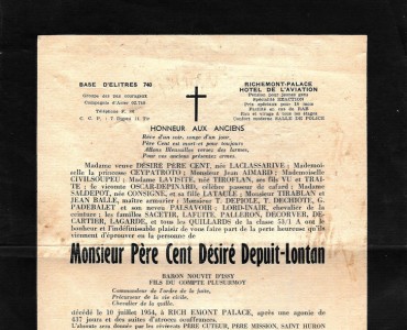 Faire-part Père Cent