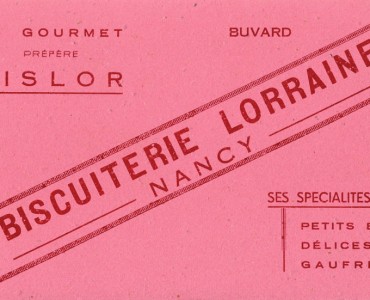 Buvard Biscuiterie Lorraine (01)