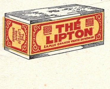 Buvard Thé Lipton