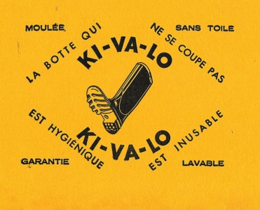 Buvard Bottes Ki-Va-Lo