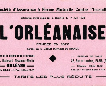 Buvard L'Orléanaise