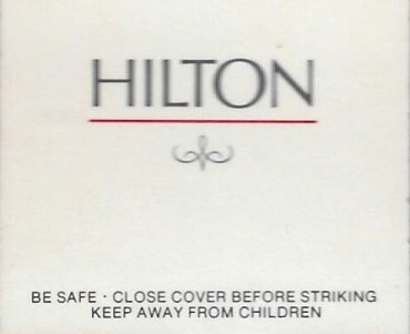 Pochette d'allumettes Hilton