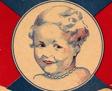 Etiquette glacée La Baby Baignoire d'enfant