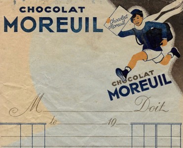 Petite facture illustrée Chocolat Moreuil