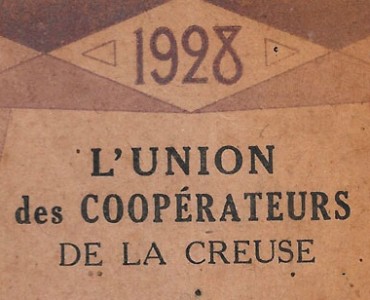 Calendrier 1928 L'Union des Coopérateurs de la Creuse