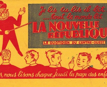 Buvard La Nouvelle République