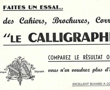 Buvard Le Calligraphe (01)