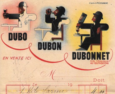 Petite facture illustrée Dubonnet