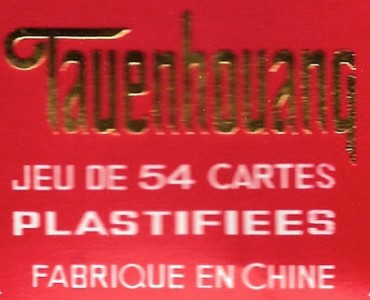 Jeu de cartes Tauenhouang