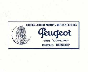 Buvard Peugeot