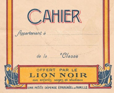 Petit cahier Lion Noir (04)