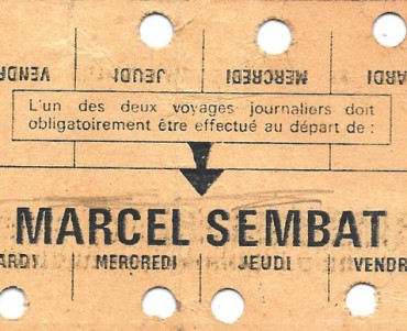 Cartes hebdomadaires de métro