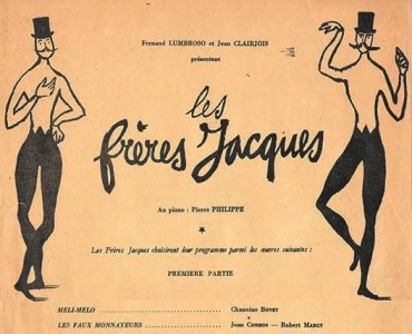 Programme : Les frères Jacques