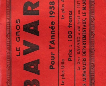 Almanach Le Gros Bavard 1958