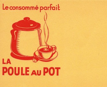 Buvard La Poule au pot