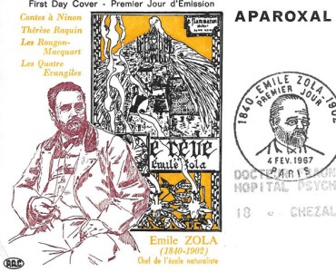Enveloppe Philatélique Emile Zola