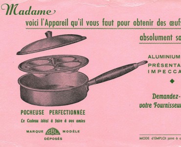 Buvard Pocheuse à oeuf