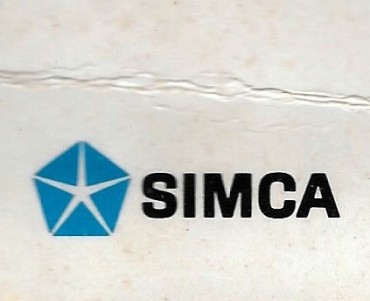 Pochette d'allumettes Simca