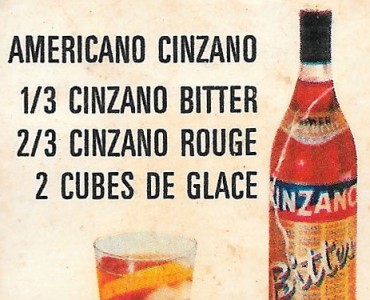 Pochette d'allumettes Cinzano