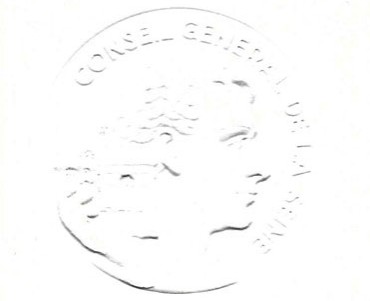 Carte de Vœux Conseil Général de la Seine (01)