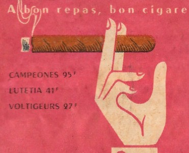 Grosse boite d'allumettes Gitanes/Seita (01)