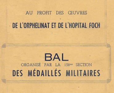 Programme : Bal des Médaillés Militaires