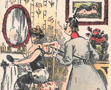 Carte postale Café Louis XVI