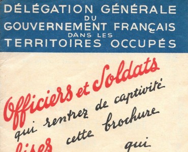 Notice à l'usage des Prisonniers de guerre libérés