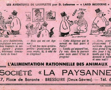 Buvard Société La Paysanne