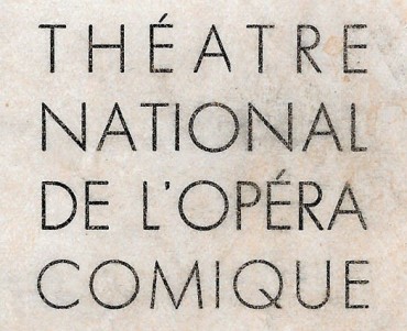 Programme : La Tosca