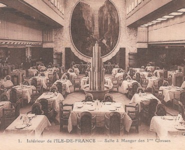 Cartes Postales Paquebot Ile de France